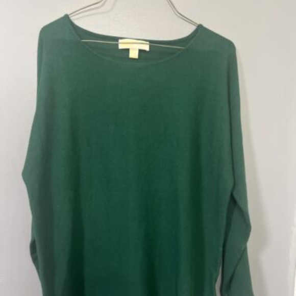 Michael Kors Viscose Blend Sweater Large Top Women Green - Picture 1 of 4